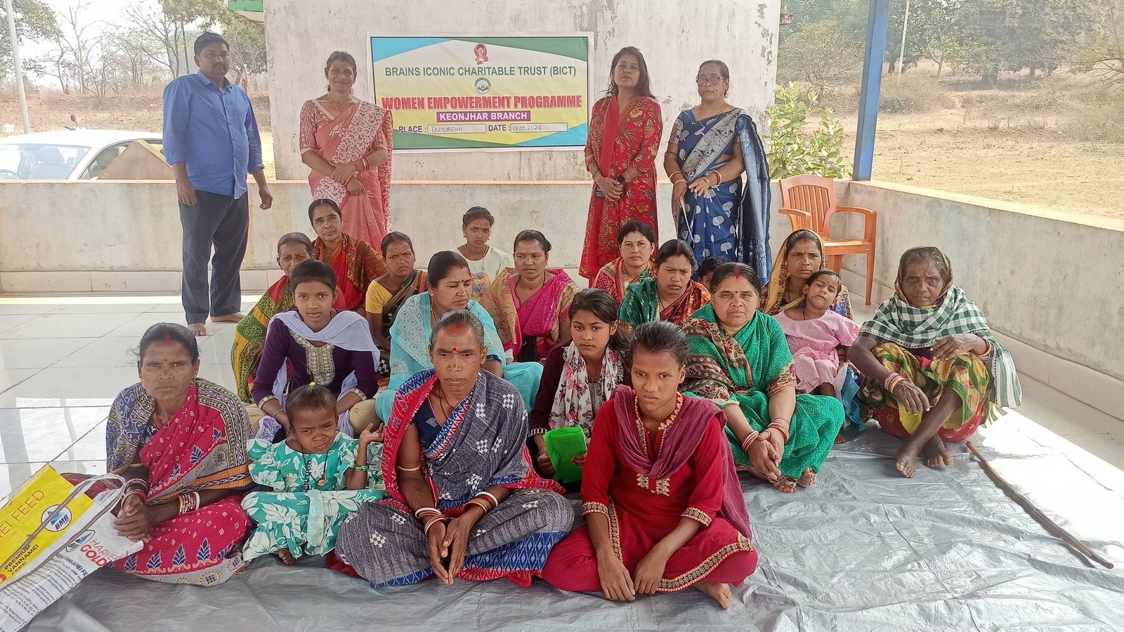 Women Empowerment Programme session held by Brains Iconic Charitable Trust in Dumuridihi, Keonjhar district.
