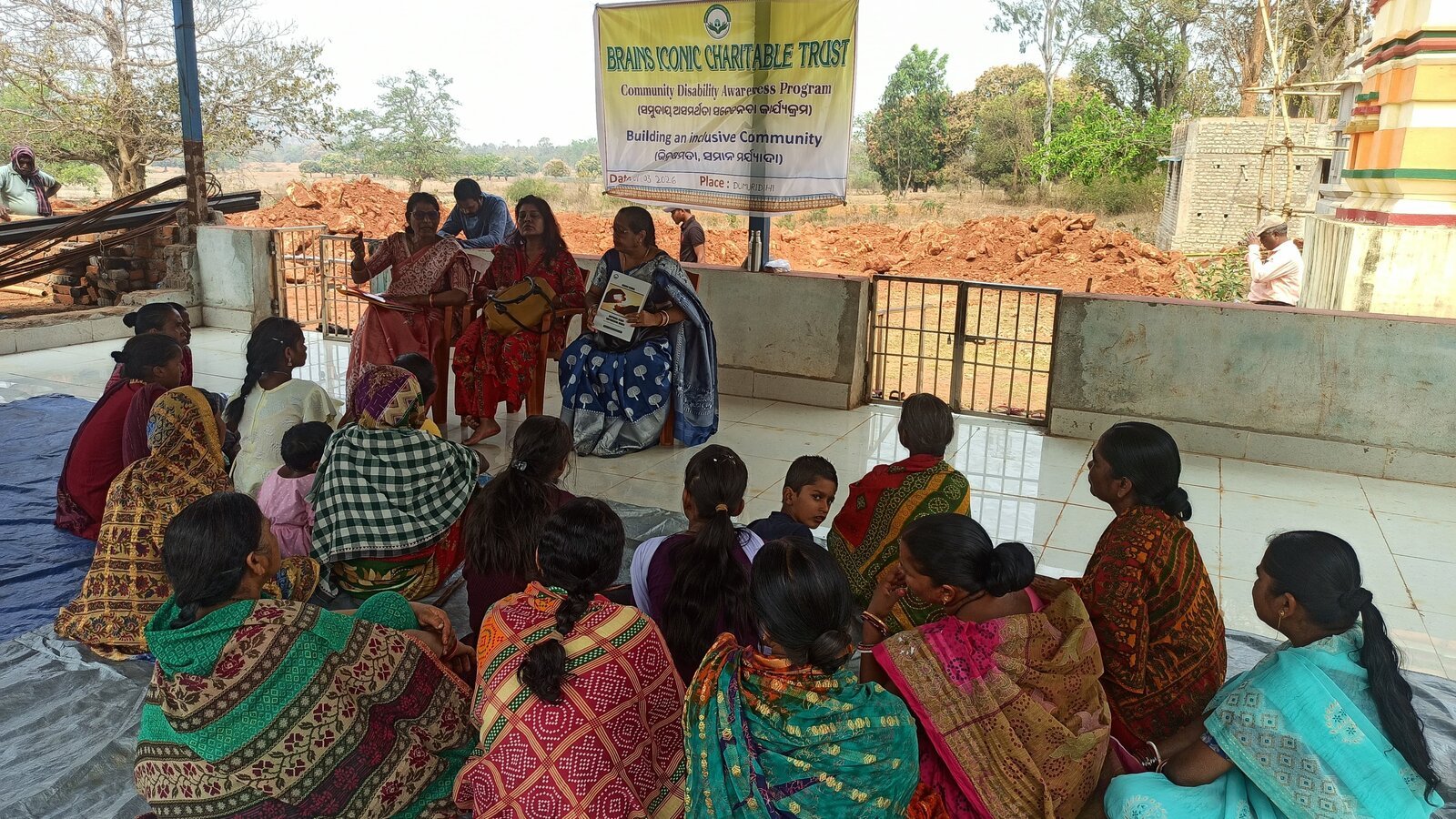 Brains Iconic Charitable Trust Community Disability Awareness Program in Dumuridihi, Keonjhar district.